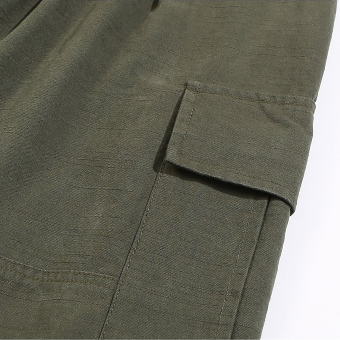 スラブコットン イージーカーゴパンツ C180