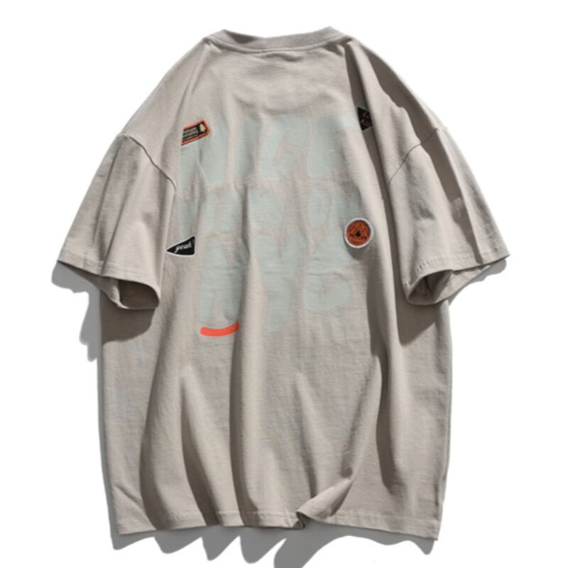 【ORDERLINESS】バックロゴワッペン コットンTシャツ B469