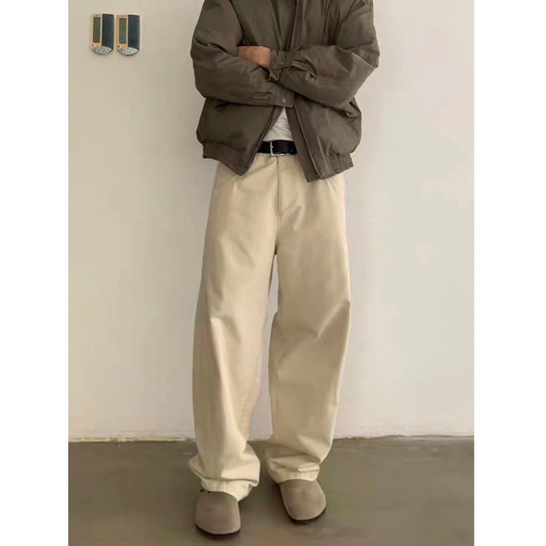 ウォッシュド ツイストワイド イージーパンツ C267