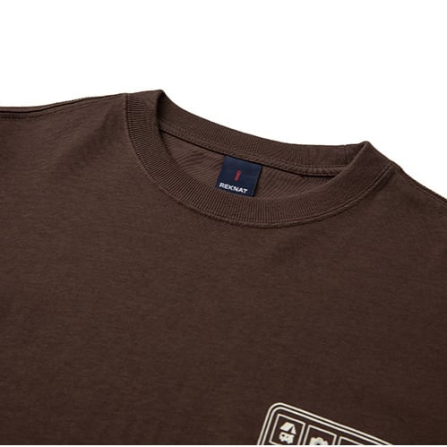 ワンポイントプリント 長袖Tシャツ B535