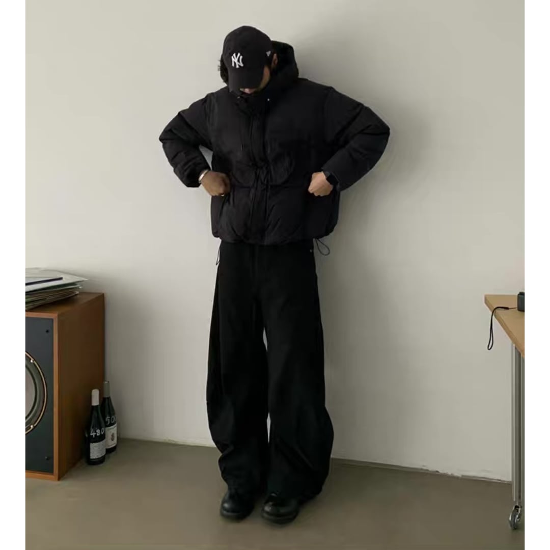 ウォッシュド ツイストワイド パンツ C261