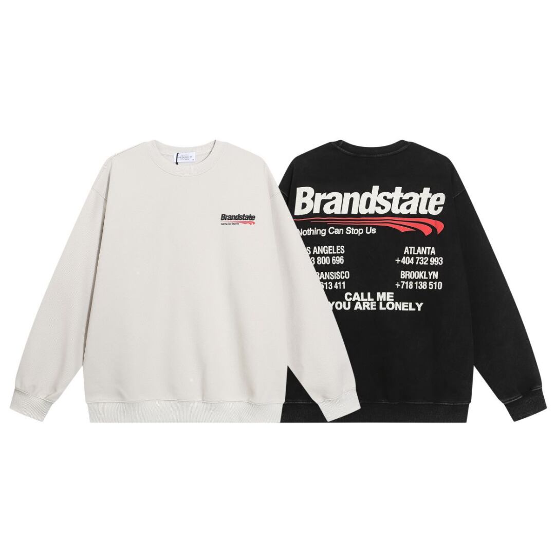 Brandstate バックプリント スウェットシャツ B941