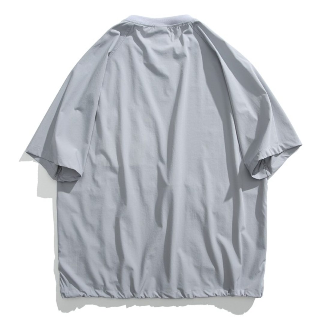 ウエストポケット ストレッチナイロン Tシャツ N452