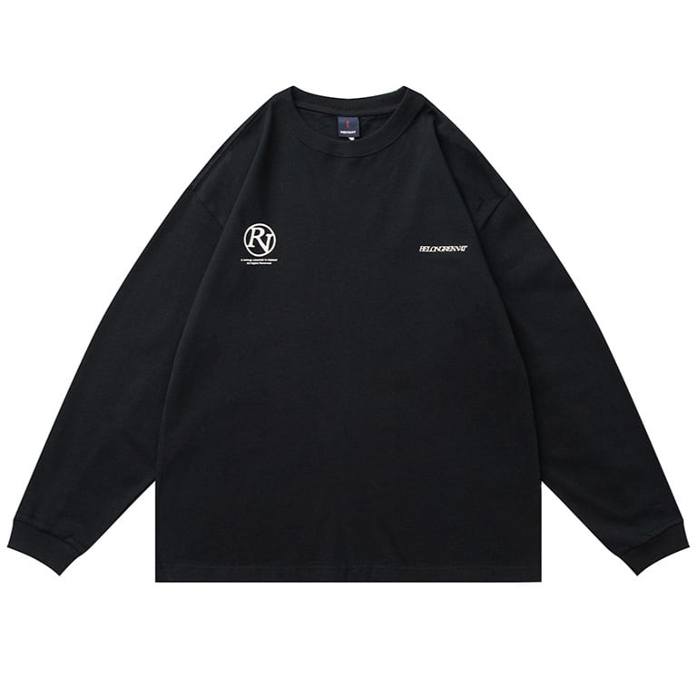 ロゴプリント ロングスリーブTシャツ B537