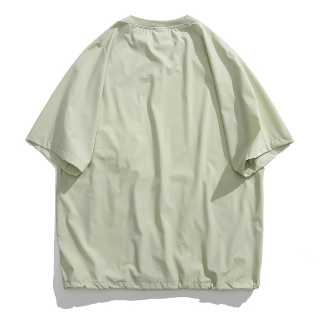 ウエストポケット ストレッチナイロン Tシャツ N452