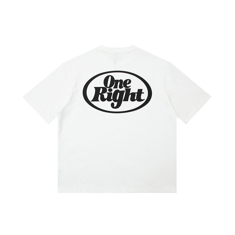 【One Right】ヘビーウェイト プリントTシャツ B242
