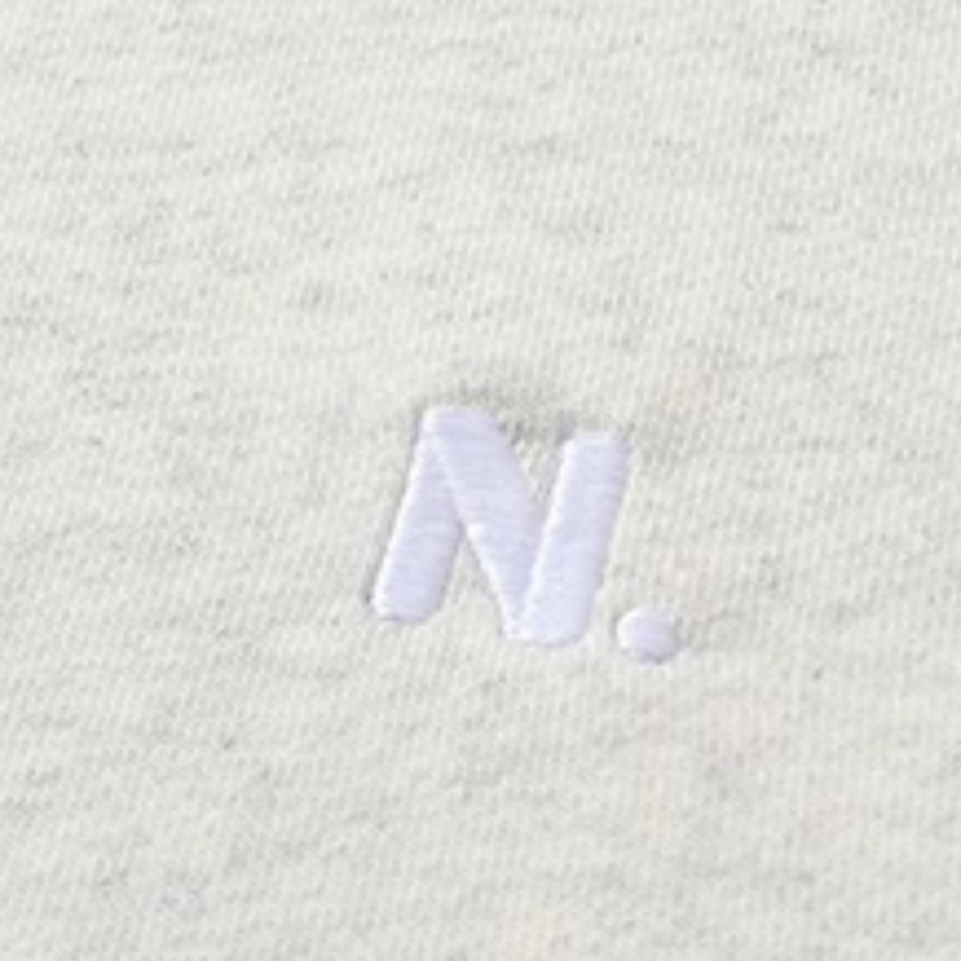 N. One point logo crew neck sweatshirt C222