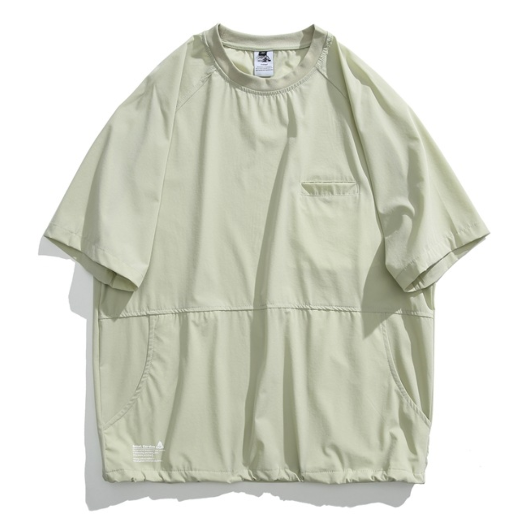 ウエストポケット ストレッチナイロン Tシャツ N452