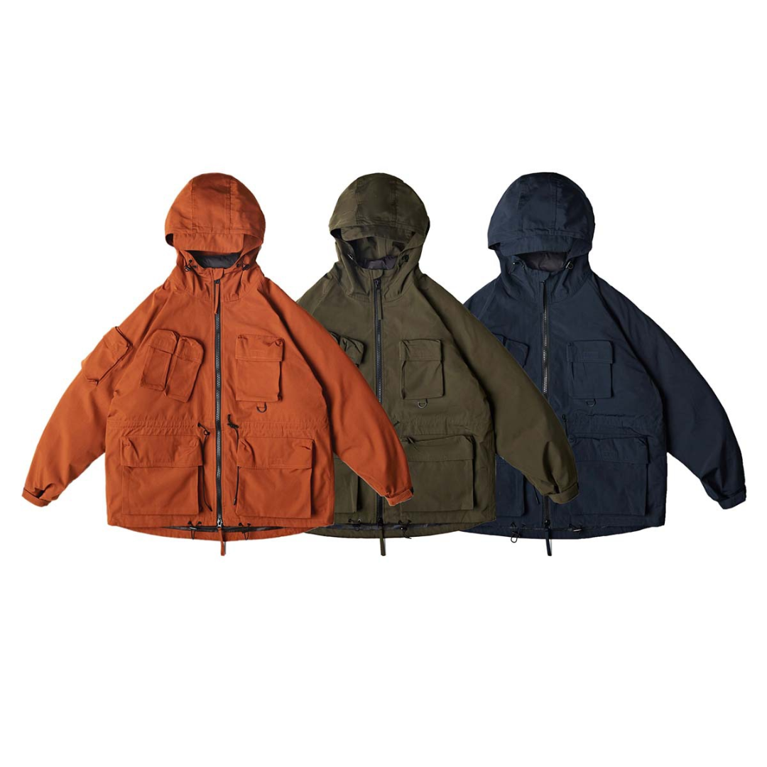 カーゴポケット ダウン フードジャケット N877