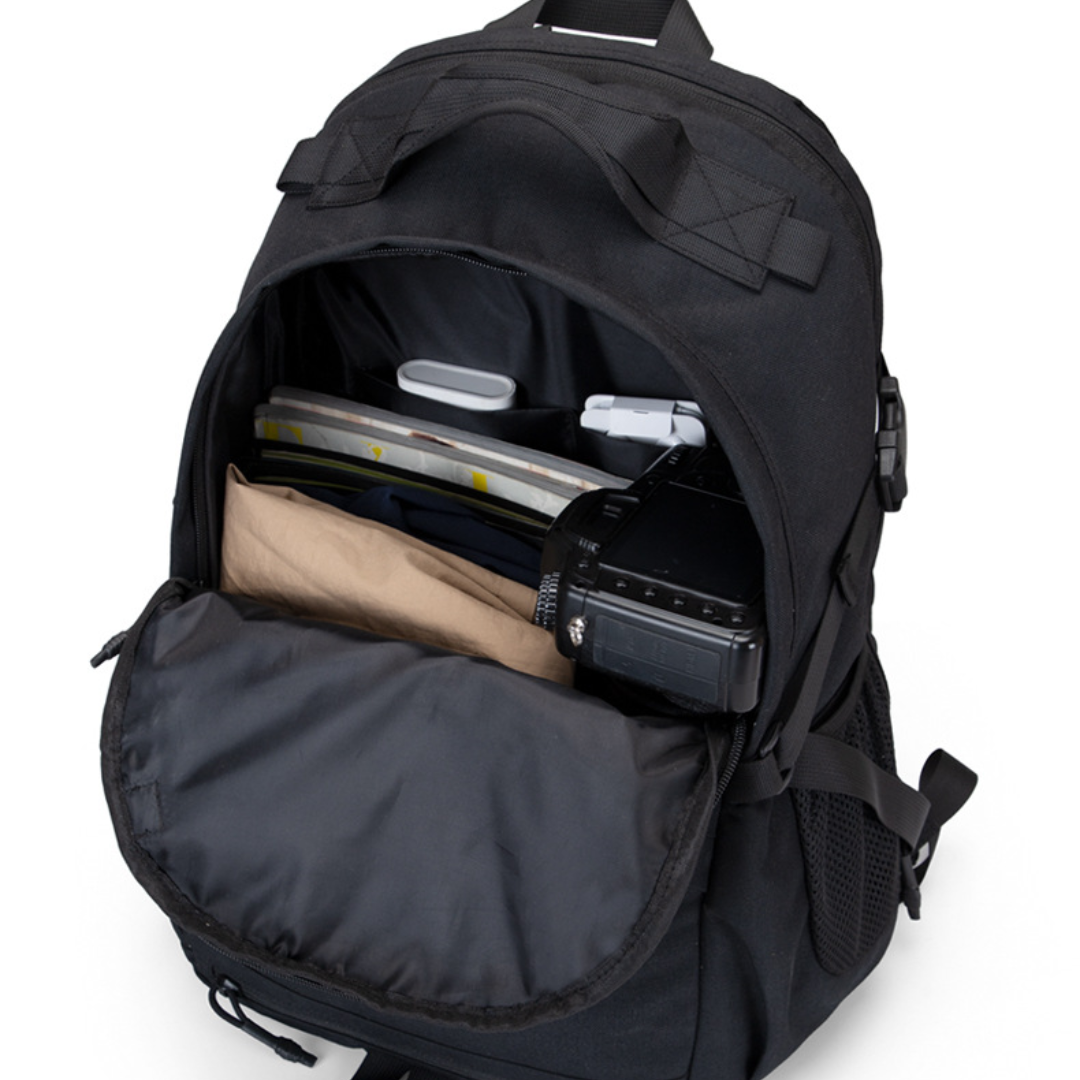 Outdoor waterproof backpack with mesh back N1127