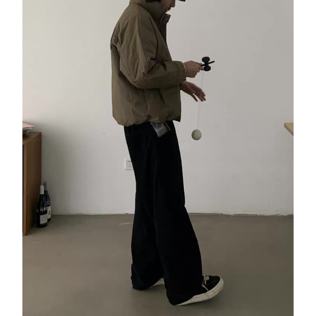 ウォッシュド ツイストワイド イージーパンツ C267