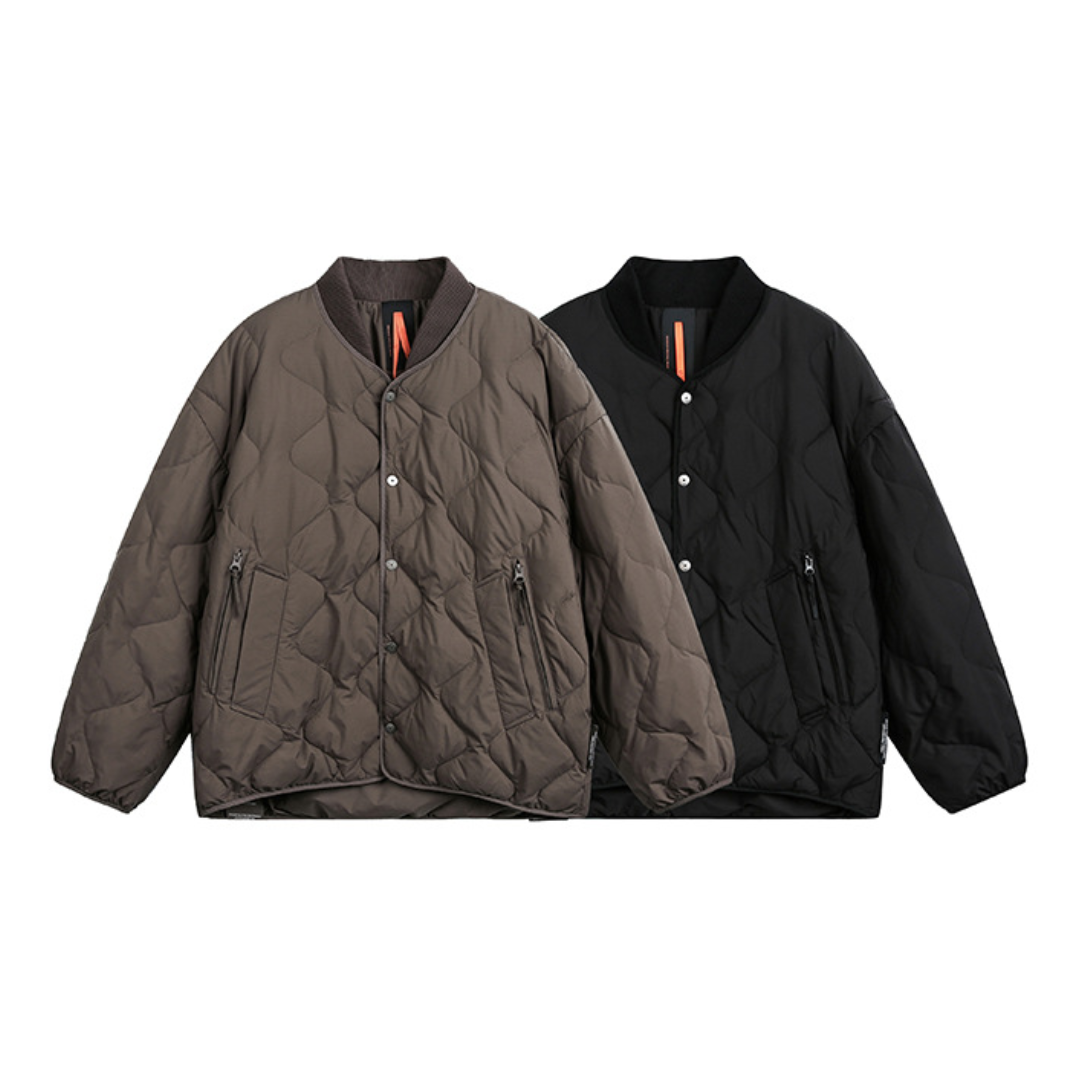 ホワイトダウン リブカラージャケット N962