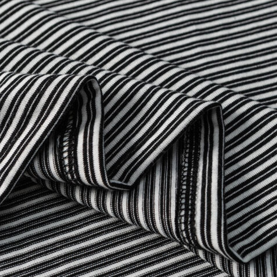 リンガーネック ボーダー 半袖Tシャツ N300
