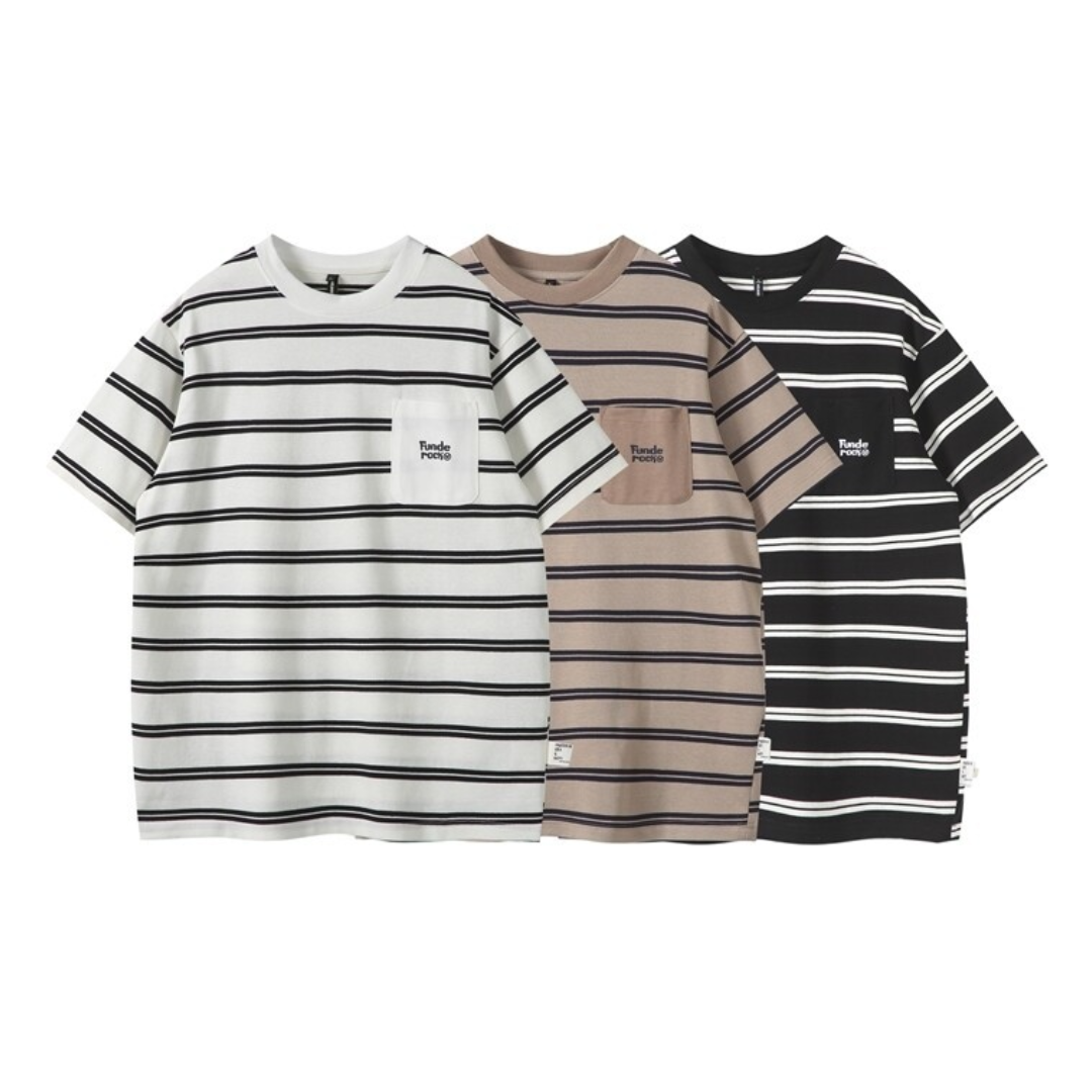ワンポイントPK ボーダーTシャツ N1511