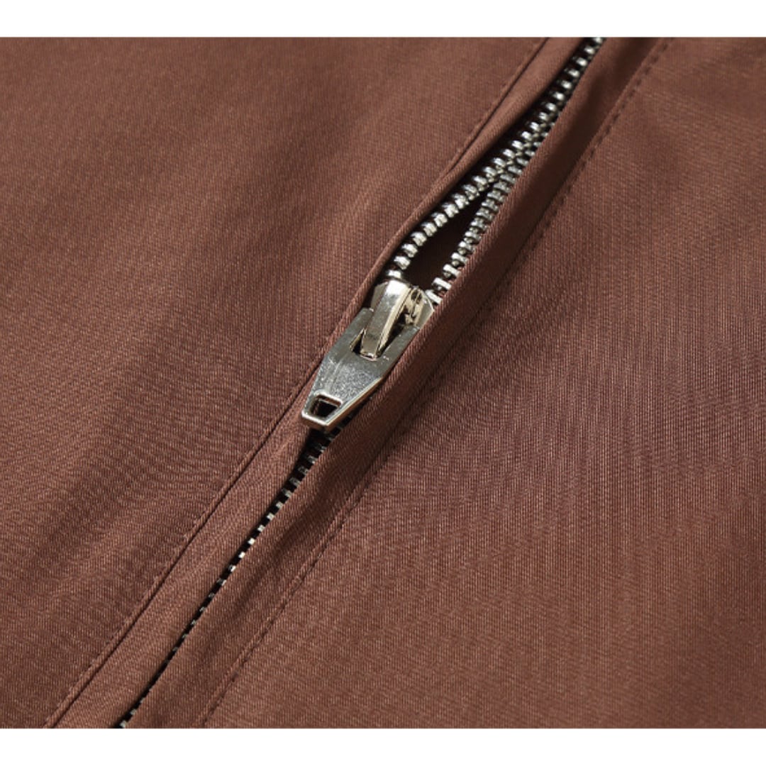 スタンドカラー ハーフジップ ジャケット B598