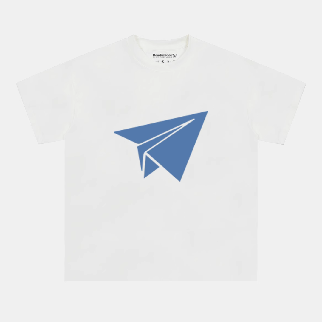Paper Airplane 高機能ソロナ プリントTシャツ N471