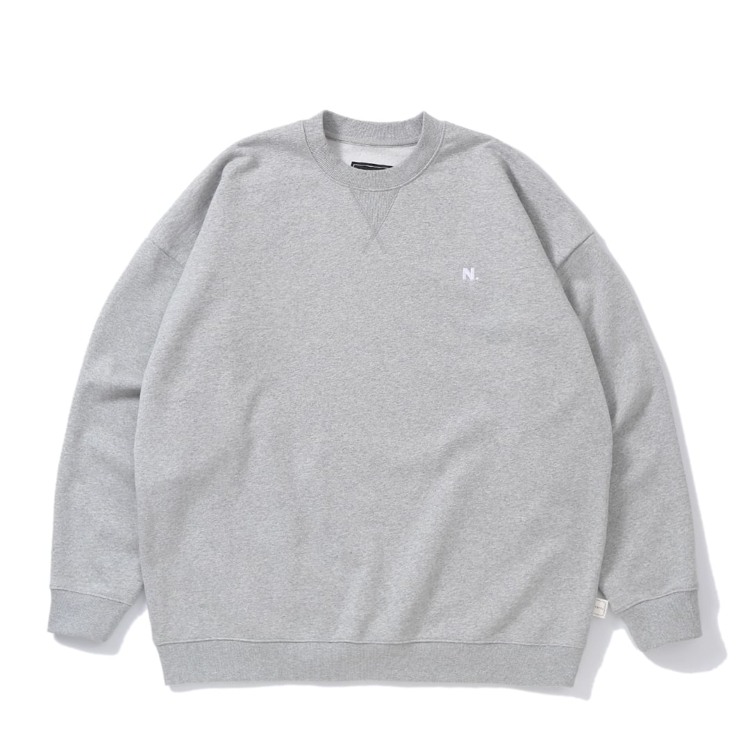 N. One point logo crew neck sweatshirt C222
