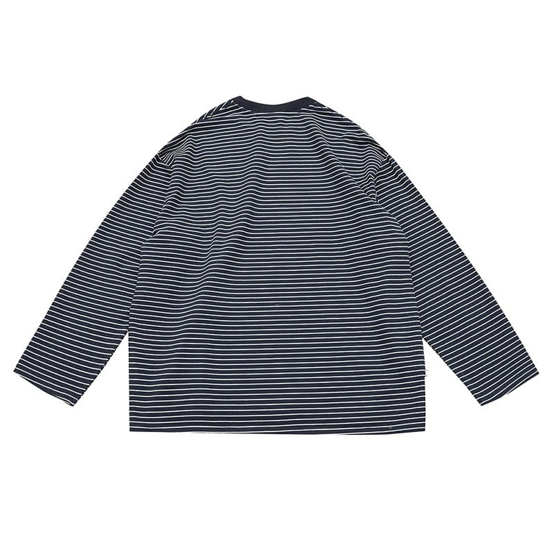ミジンボーダー 長袖Tシャツ B031