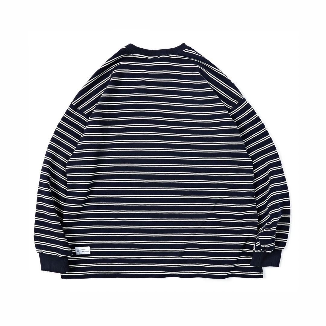 マルチボーダー 長袖Tシャツ B917