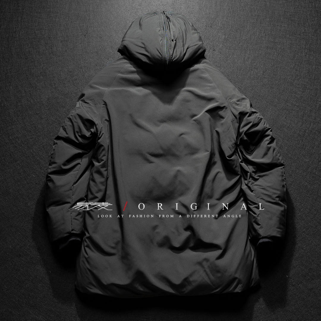 【Y.M.ORIGINAL】ホワイトダックダウン ロング フードジャケット N861