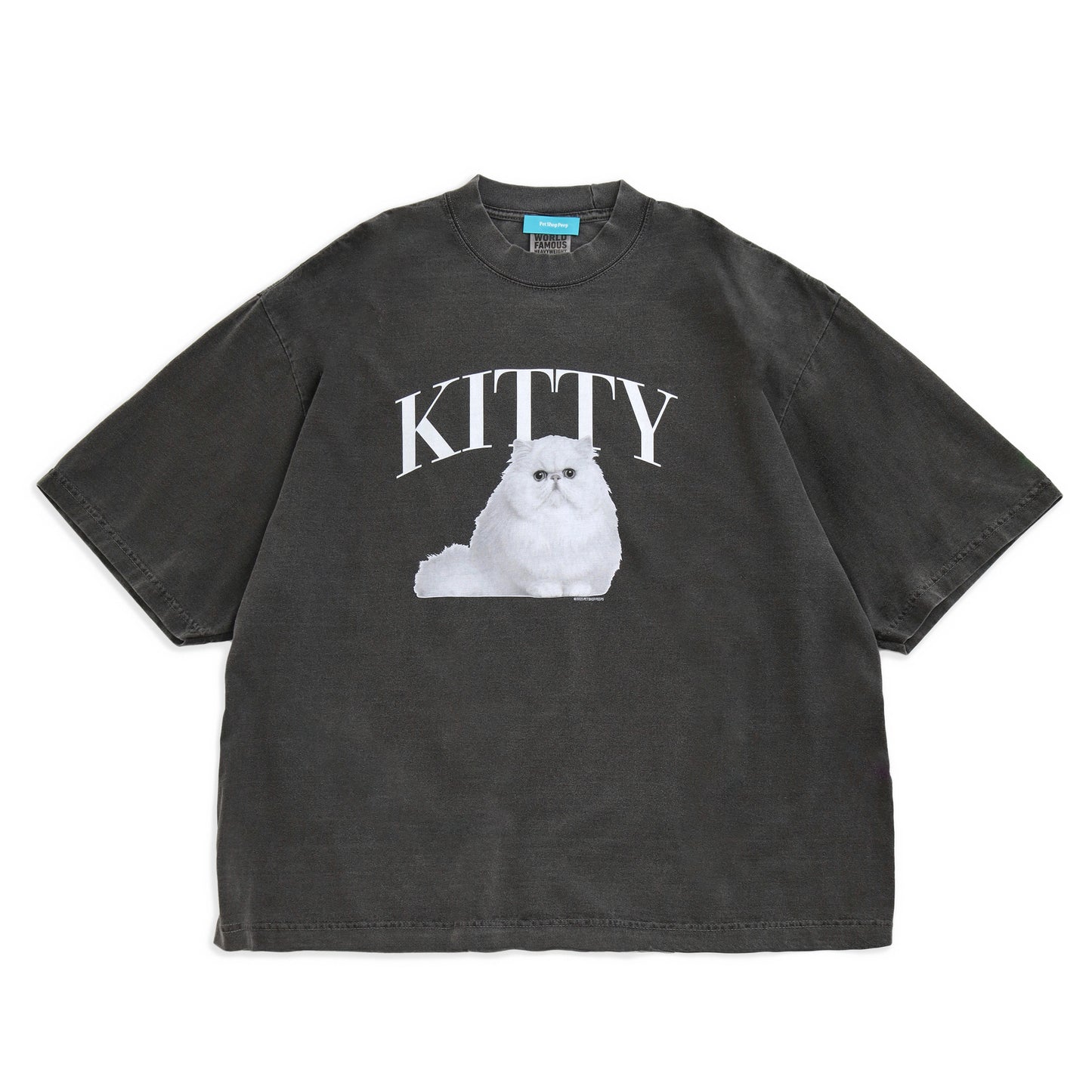 【KIITY】Cat Crew T-shirts -Exotic shorthair