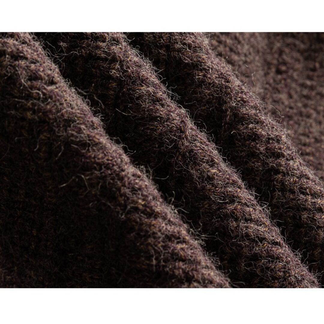 Jacquard knit shirt cardigan C040