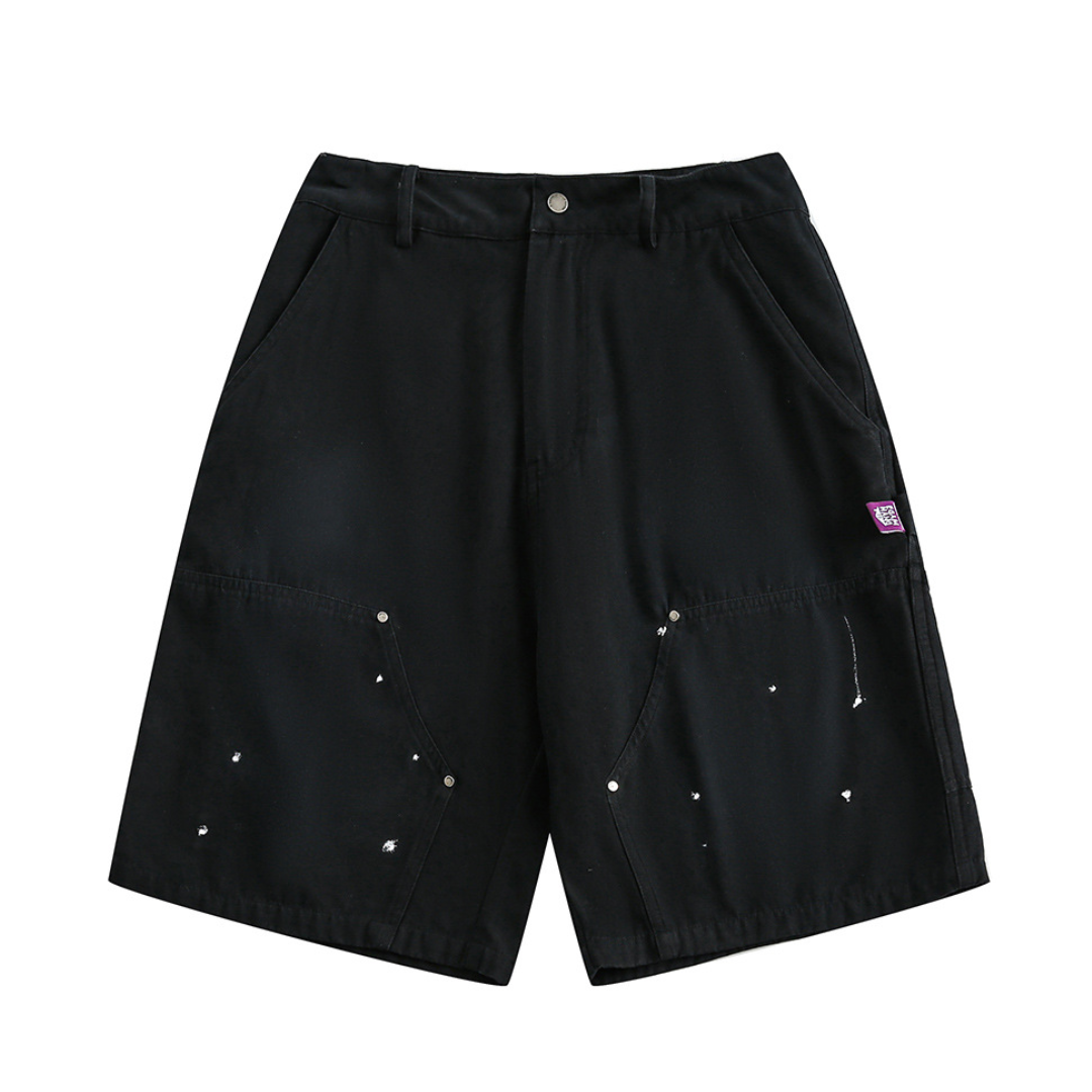 ペイント ワーク ハーフパンツ N325