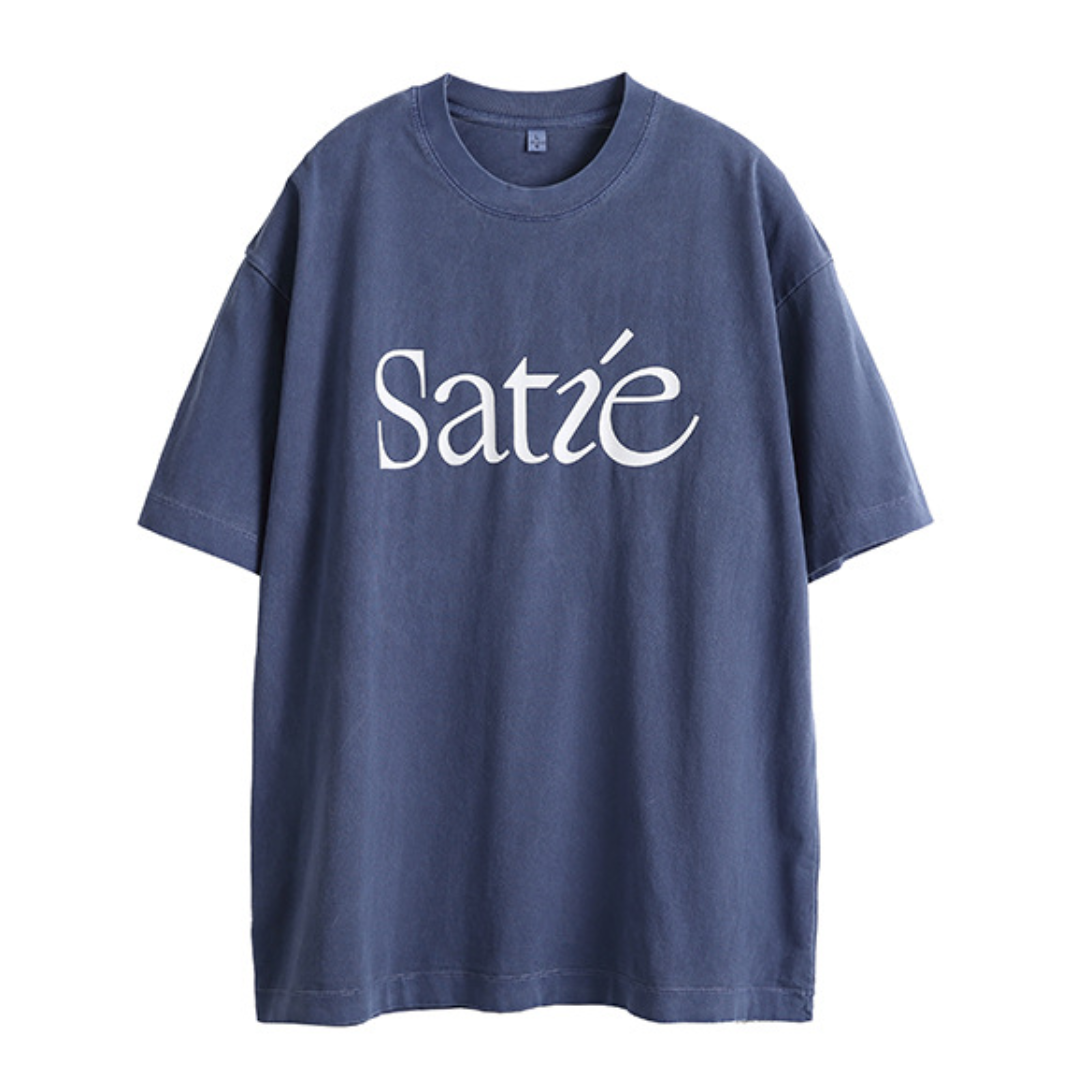 【Satie】プリント 半袖Tシャツ N405