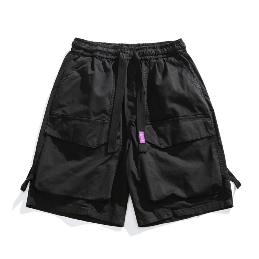 ビッグポケット ドロスト ワイド ショートパンツ N491