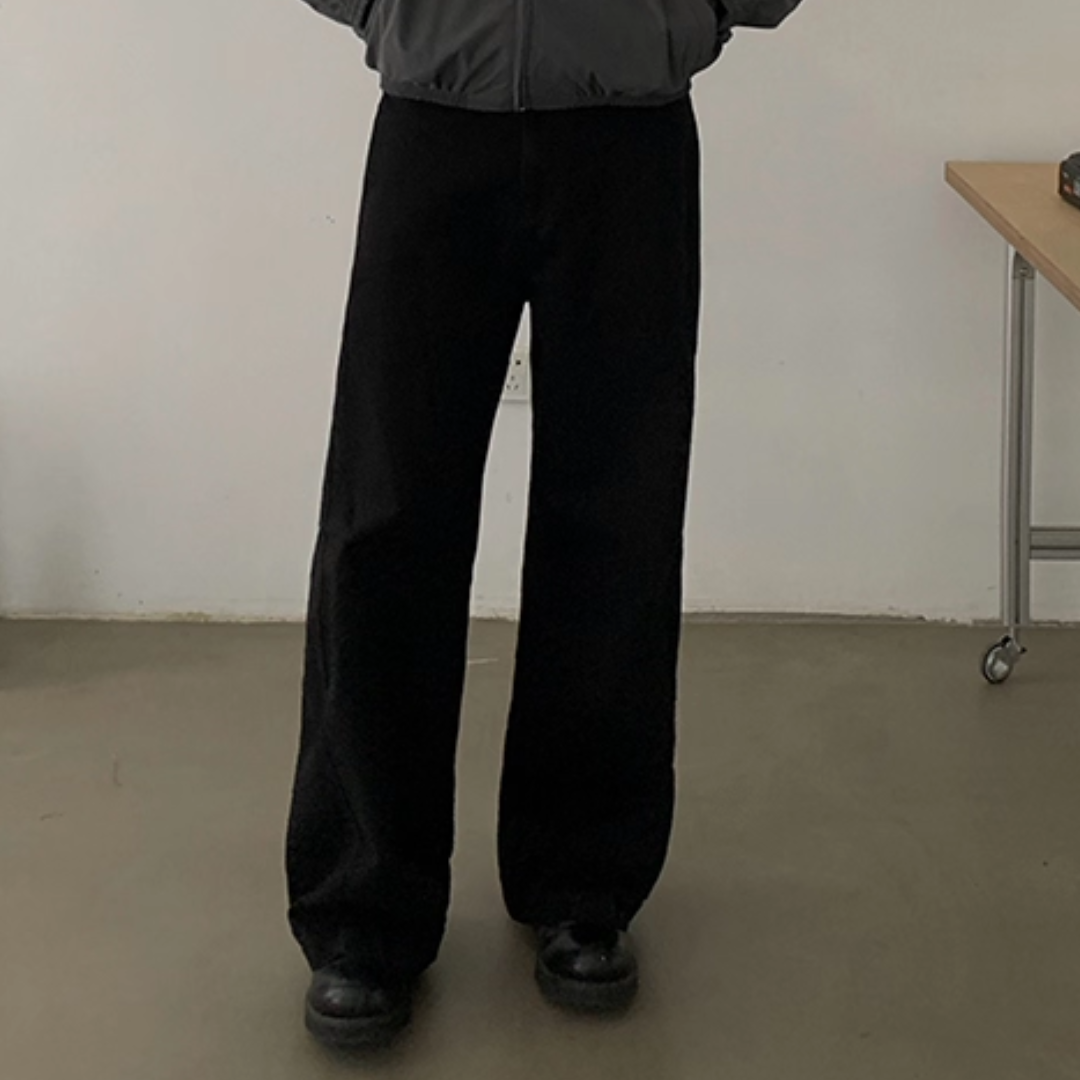 コットンツイル セミフレア パンツ N526