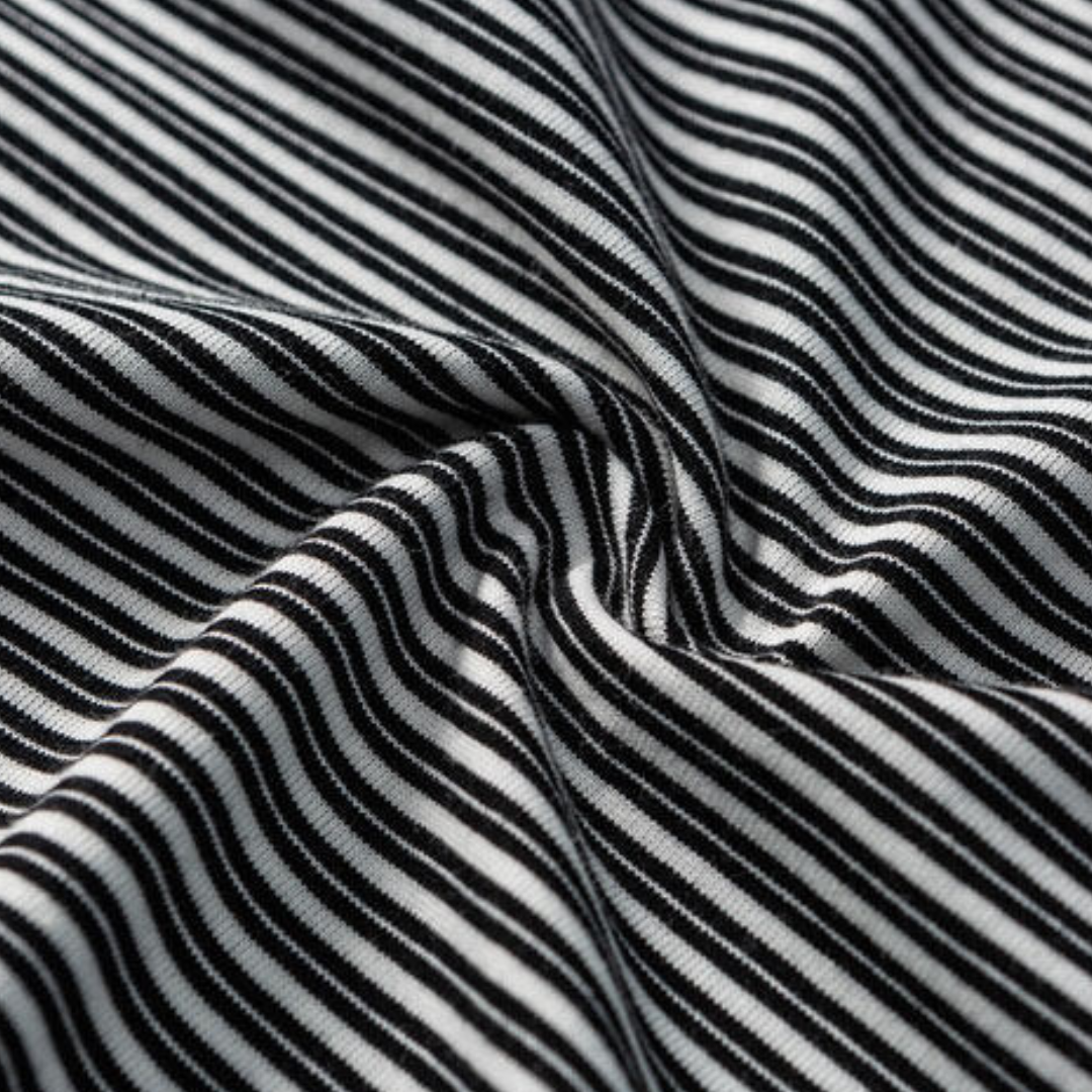 リンガーネック ボーダー 半袖Tシャツ N300