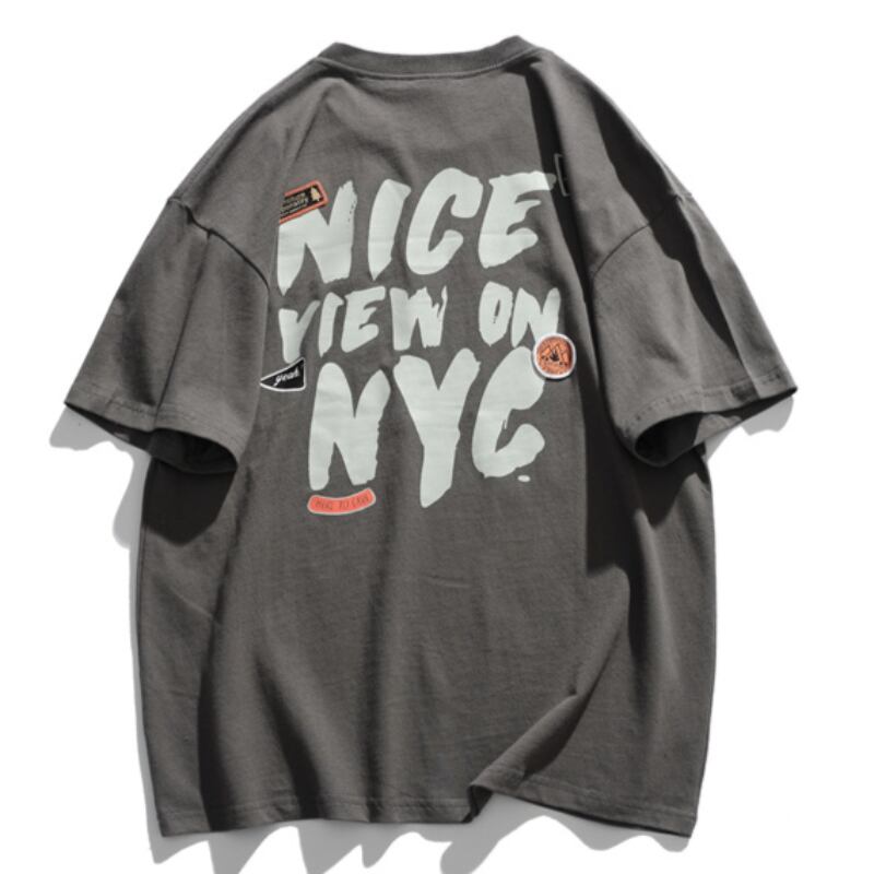 【ORDERLINESS】バックロゴワッペン コットンTシャツ B469
