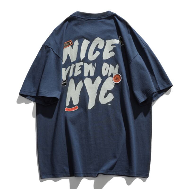 【ORDERLINESS】バックロゴワッペン コットンTシャツ B469