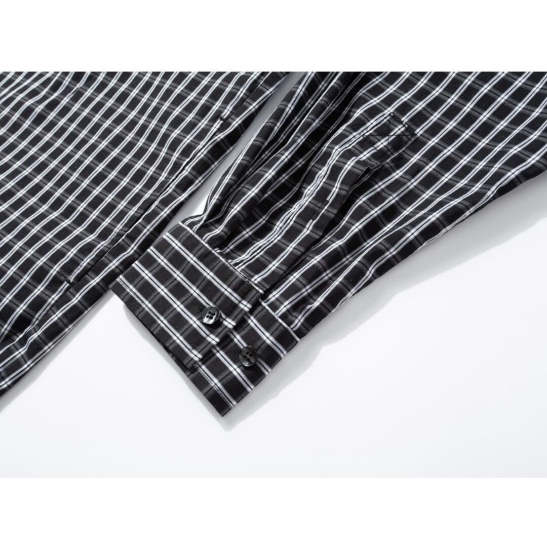 City check flap pocket shirt C209