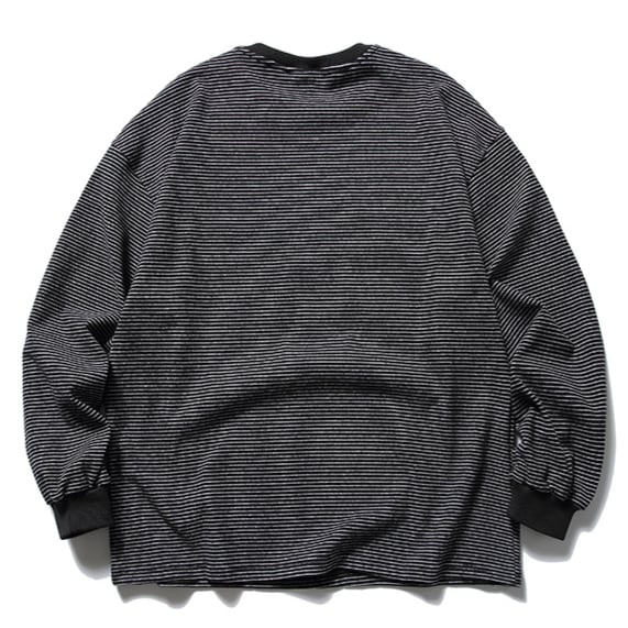 ミジンボーダー ワンポイントロゴTシャツ B524