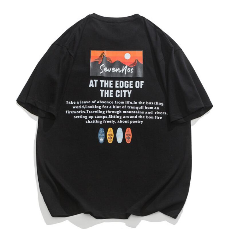 【SEVENNOS】プリントTシャツ B466