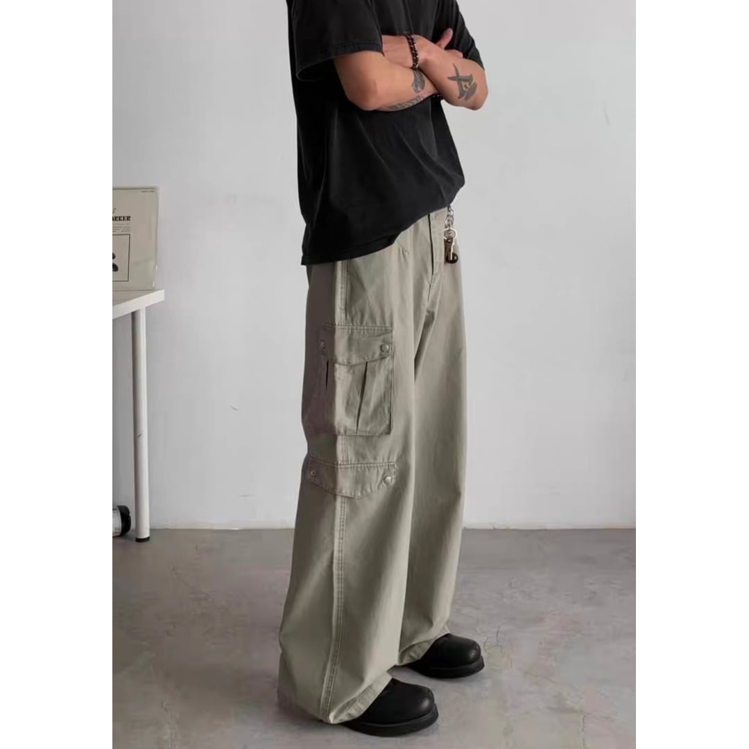 ワイドストレート カーゴパンツ C251