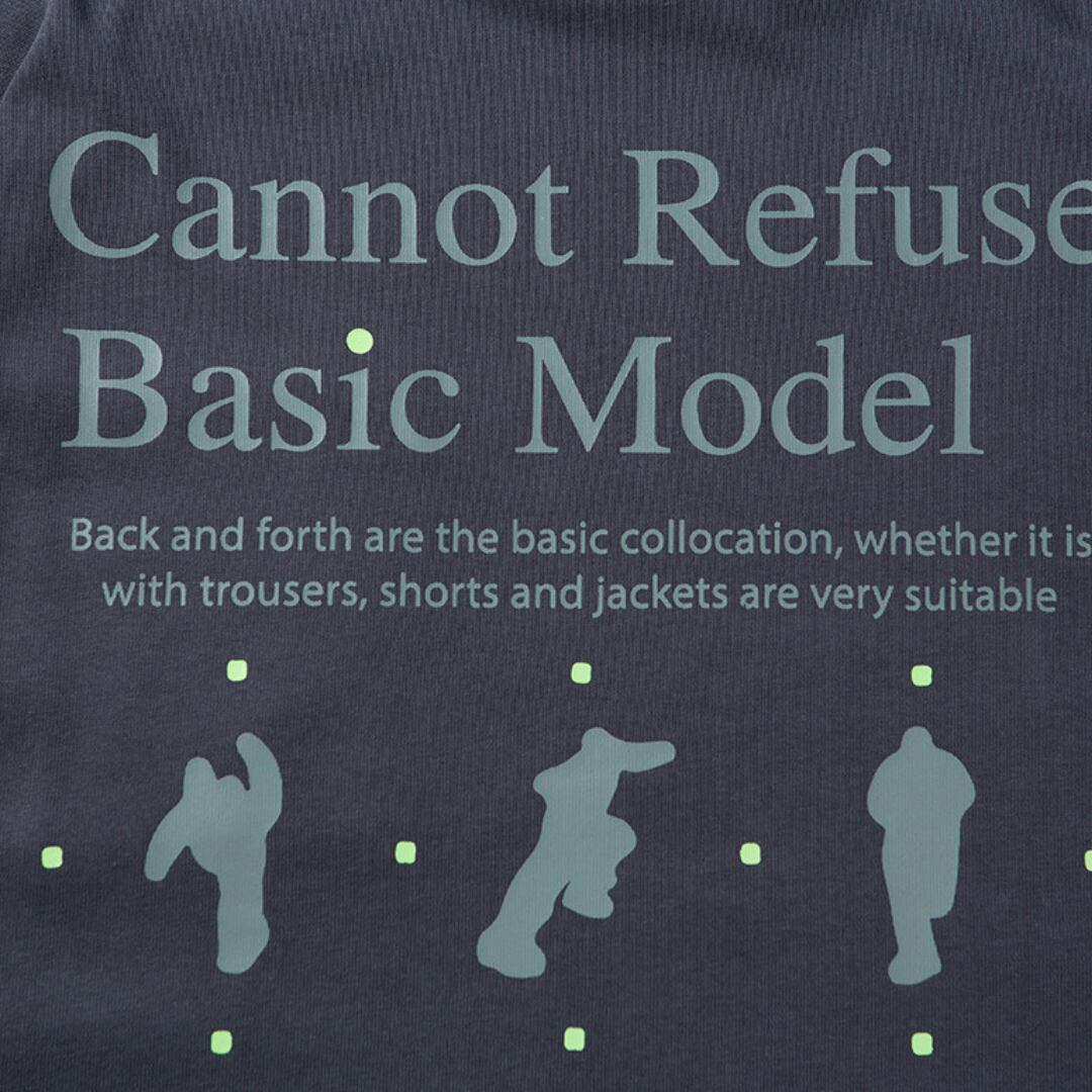 Cannot Refuse プリント ロングスリーブ Tシャツ C273