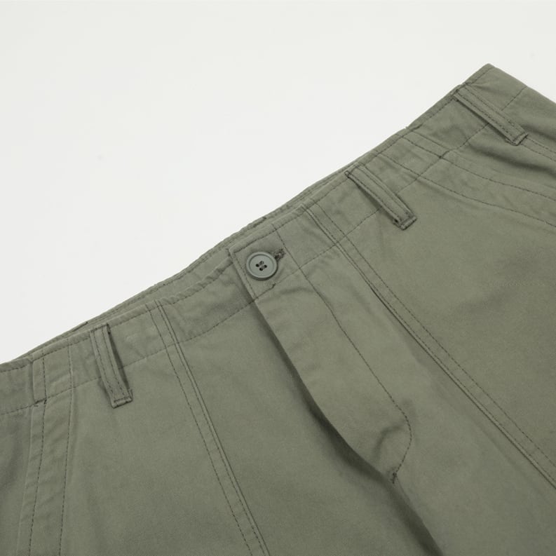 ウォッシュド ストレートブッシュパンツ B607