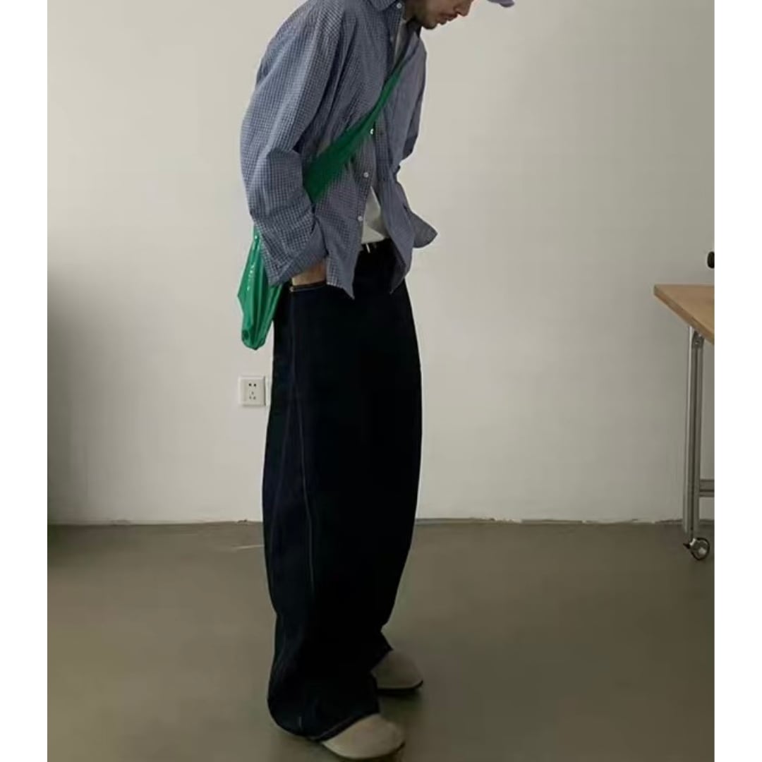 デニム ツイストワイド パンツ C265