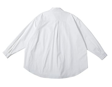 Oversized button-down long sleeve shirt A046