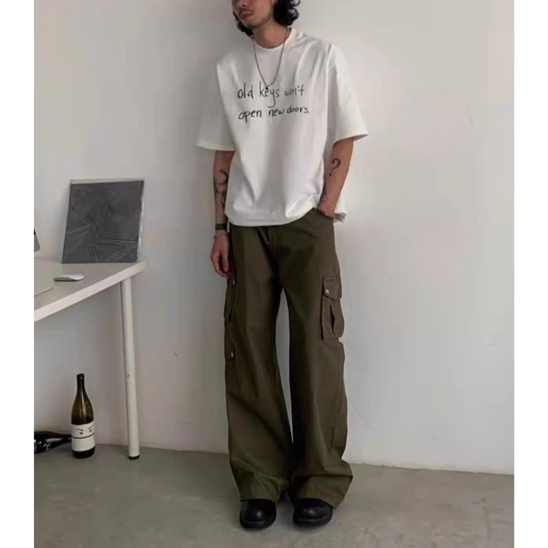 ワイドストレート カーゴパンツ C251