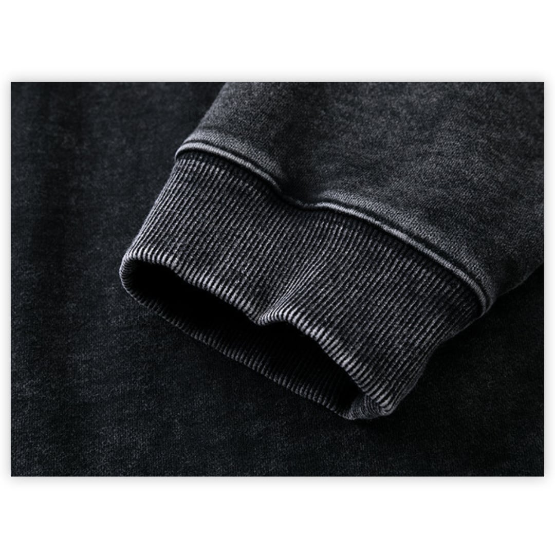 Overdyed crew neck sweatshirt B546