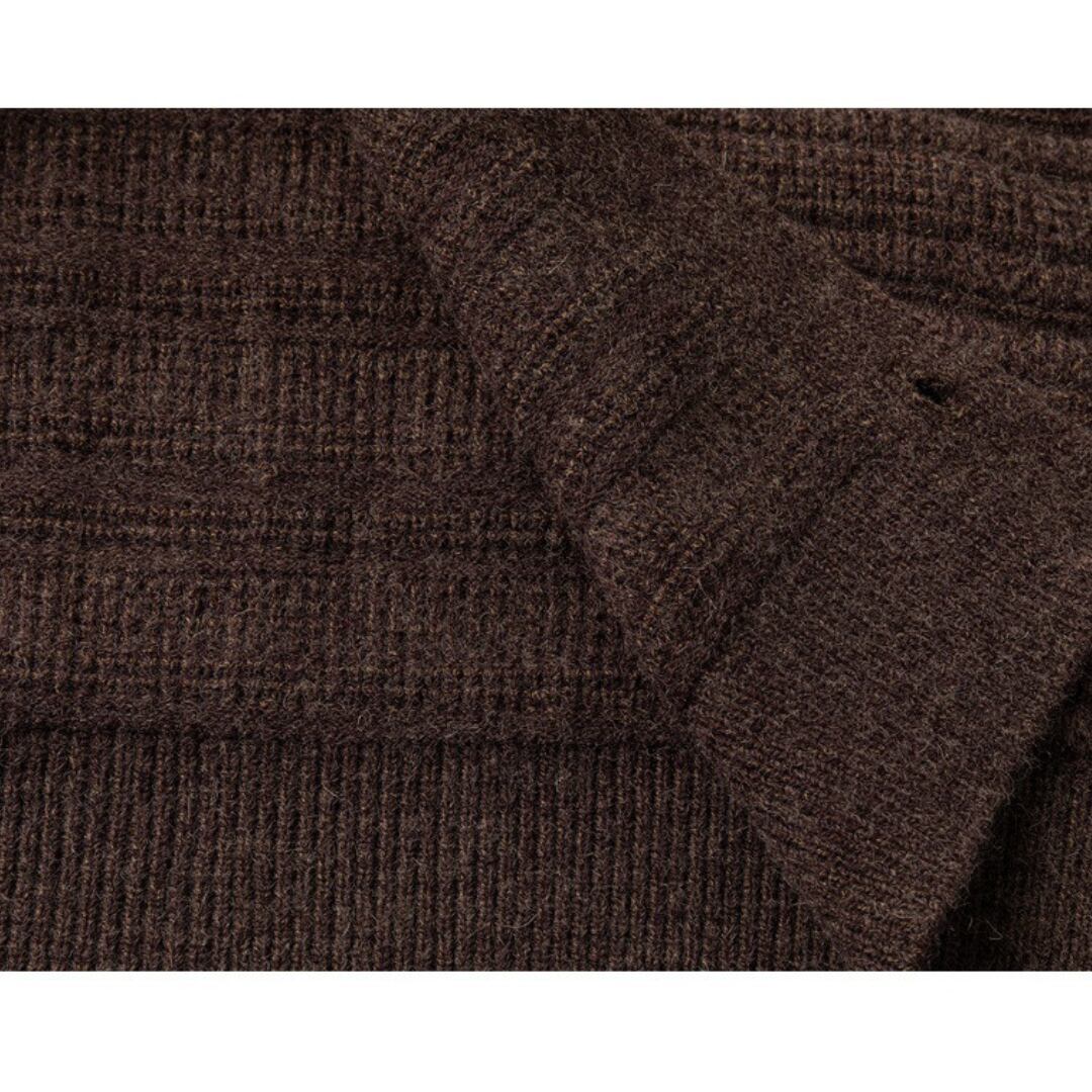 Jacquard knit shirt cardigan C040