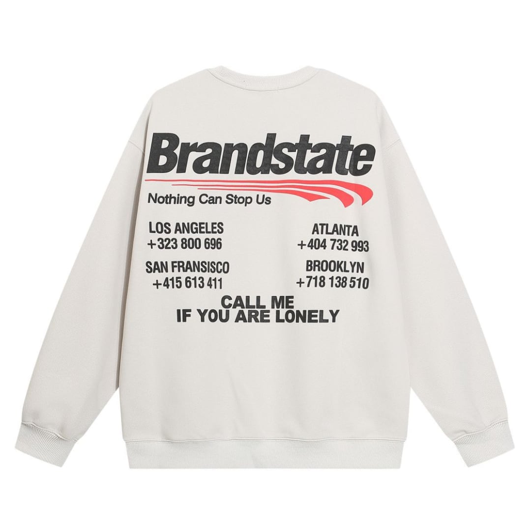 Brandstate バックプリント スウェットシャツ B941