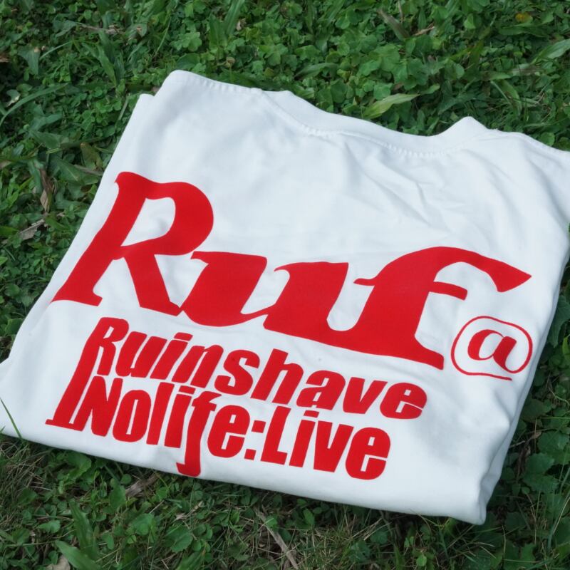 【Ruinedlife】赤フォント バックロゴTシャツ B425