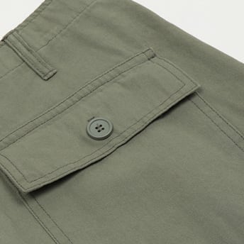 ウォッシュド ストレートブッシュパンツ B607