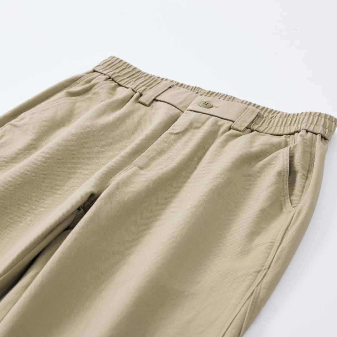 コットンツイル ウエストギャザー パンツ N674