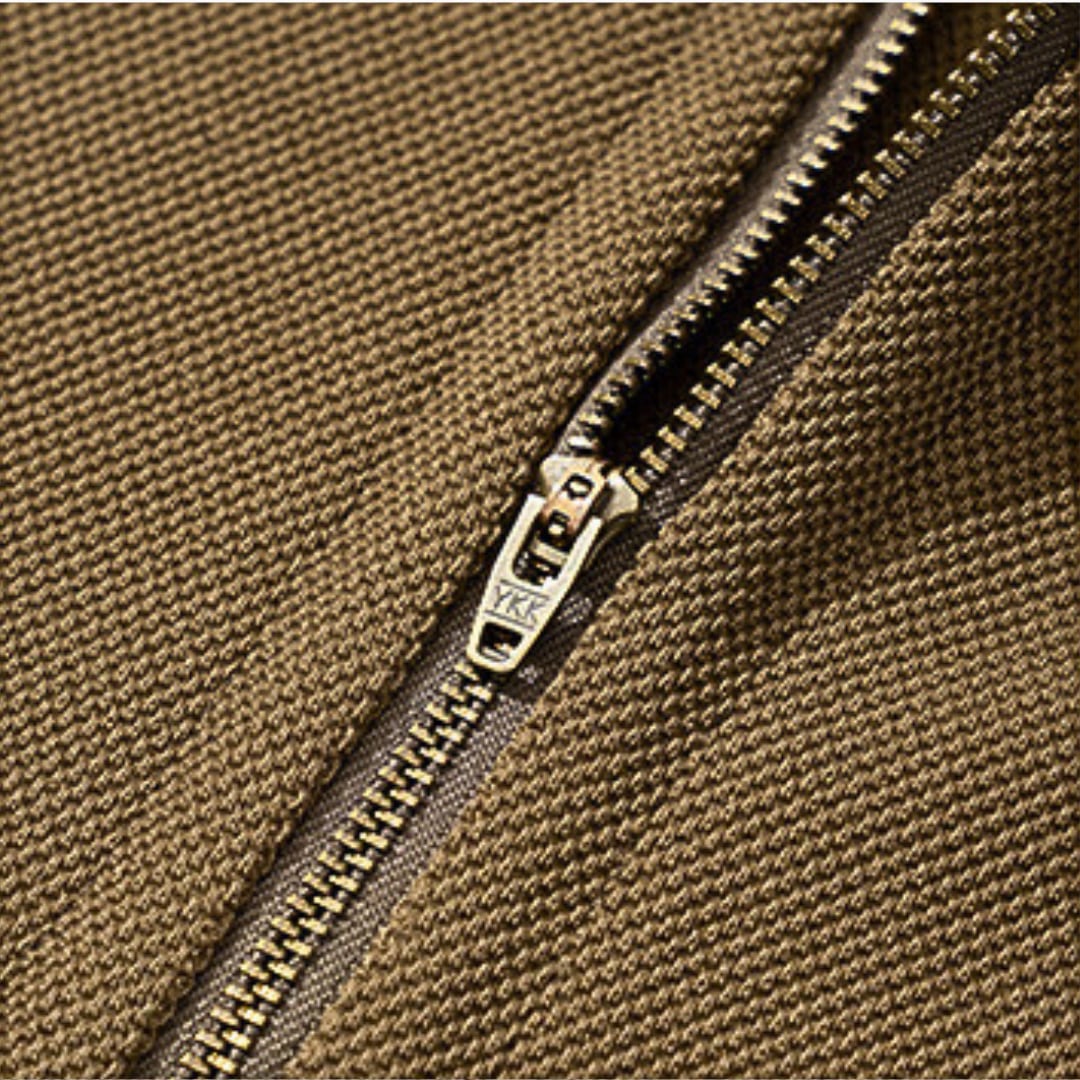ハーフジップ カノコポロシャツ B668