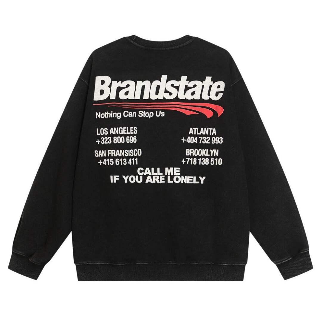 Brandstate バックプリント スウェットシャツ B941